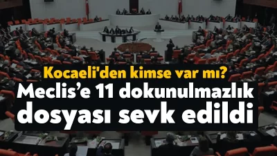 CHP, İYİ Parti ve HEDEP’li dokuz milletvekiline ait 11 dokunulmazlık