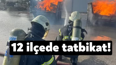 Kocaeli'de AFAD koordinesinde 12 ilçede tatbikat gerçekleştirildi.