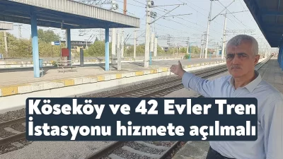 Uzun süredir yolcu taşımacılığında kullanılmayan Köseköy Tren İstasyonuna giderek incelemelerde