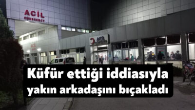 Kocaeli'nin Körfez ilçesinde bir kişi, kendisine küfür ettiğini iddia ettiği