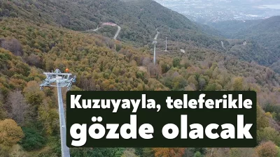 Alt ve üst yapı çalışmalarında sona doğru yaklaşılan Kartepe Teleferik