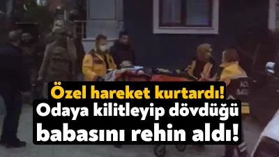 Kocaeli’nin Derince ilçesinde dün eşini ve oğlunu darp eden şahıs,