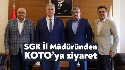 SGK İl Müdürü İsmail Ünlü, Kocaeli Ticaret Odası’nı ziyaret ederek,