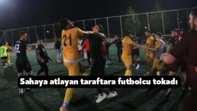 Kocaeli’de Süper Amatör Liginde oynanan müsabakada ortalık karıştı. Bir futbolcu