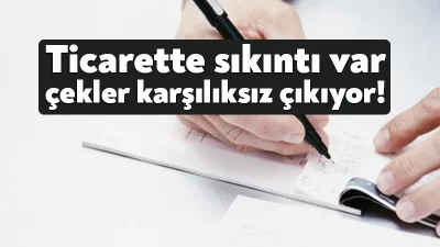 Ocak-Ekim döneminde karşılıksız çeklerin tutarında yüzde 171,3 oranında artış yaşandı.