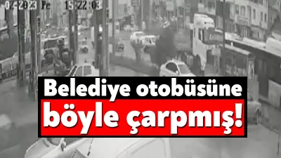 Kocaeli'nin Derince ilçesinde tırın belediye otobüsüne arkadan çarpması neticesinde