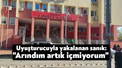 Kocaeli'de metamfetamin maddesi ile yakalanan ve tutuklanan sanık mahkemede ticaret