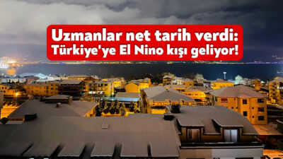Meteoroloji uzmanları, kasım ayının başlarında Türkiye'yi etkisi altına alacak ciddi
