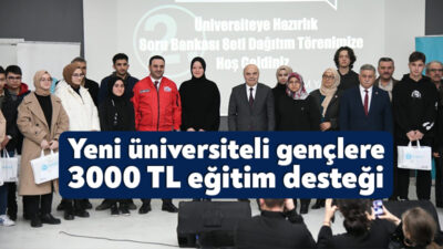 Başiskele’de geleceğin mimarı gençlere her alanda maddi ve manevi destek