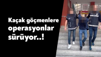 Kocaeli'de polis ekiplerince yapılan operasyonda 12 düzensiz göçmen yakalandı. Olayla