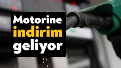 Motorin fiyatlarına 13 Kasım Pazartesi gecesi (bu gece) indirim gelecek.