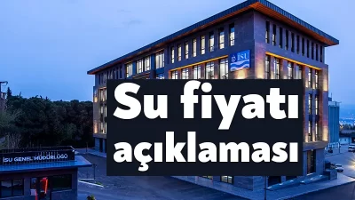 İSU Genel Müdürlüğü'nden Kocaeli'deki su fiyatlarına yönelik bir açıklama yayınlandı.