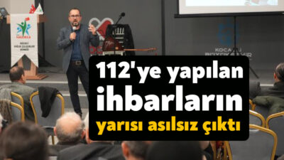 Kocaeli 112 Acil Çağrı Merkezi'ne bu yılın kasım ayına kadar