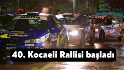 Türkiye Ralli Şampiyonası'nın 6. Ayak yarışı olan 40. Kocaeli Rallisinin