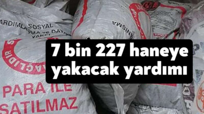 Aile ve Sosyal Hizmetler Bakanlığı yardım modellerinden olan yakacak (kömür)