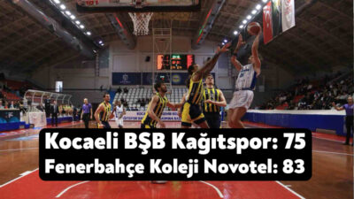 Türkiye Basketbol Ligi 13. haftasında Kocaeli Büyükşehir Belediye Kağıtspor konuk