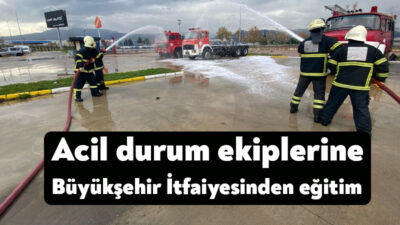 Büyükşehir İtfaiyesi ekipleri, Altıntel Liman ve Terminal İşletmeleri A.Ş. bünyesinde