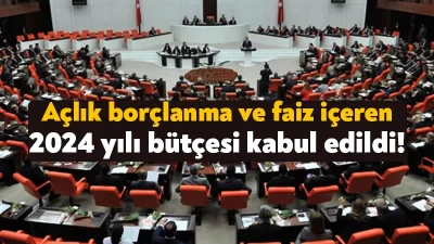 2024 Yılı Merkezi Yönetim Bütçe Kanunu Teklifi, Meclis Genel Kurulu’nda