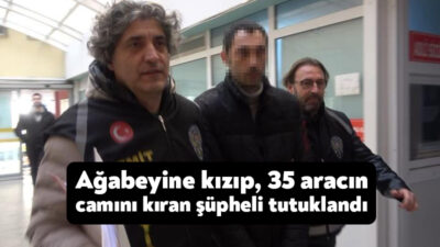 Kocaeli'nin İzmit ilçesinde abisine kızdıktan sonra sırasıyla park halindeki 35