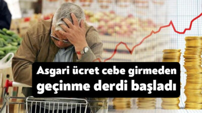 Asgari ücret cebe girmeden milyonları 2024’ün geçinme derdi sardı. Seçimden