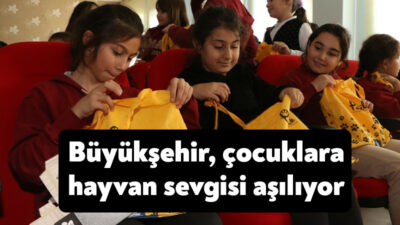 Kocaeli Büyükşehir Belediyesi ilkokul 4. sınıf öğrencilerine hayvan sevgisi ve