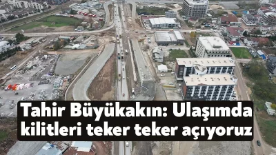Başkan Büyükakın, Yeşilova Solaklar Köprülü Kavşağında yaptığı inceleme sonrasında kent