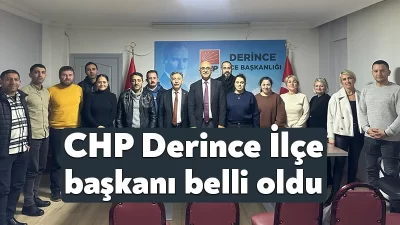 CHP Derince ilçe Başkanı Atasoy Bilgin, belediye başkan aday adaylığı