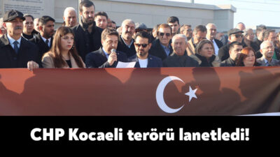 Cumhuriyet Halk Partisi (CHP) bugün 81 ilde terörü lanetleyen basın