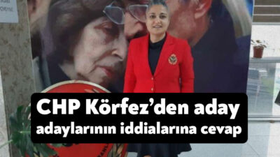 CHP’de Körfez aday adayı olan Nurcan Kuşcu, Tayfun Balıkçı ve