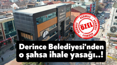Ak Partili Derince Belediyesi Emre Tanış isimli bir şahıs şirketinin