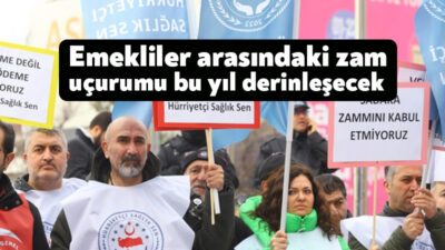 Emekliler arasındaki zam farkı giderek açılıyor. Yılbaşında 2.5 milyon memur
