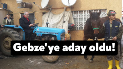 CHP Ardahan eski Milletvekili Ensar Öğüt’ün, Gebze Belediye Başkan aday