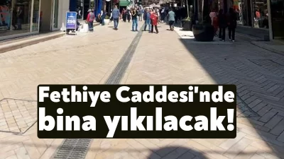 İzmit Belediyesi'nden yapılan açıklamada, Fethiye Caddesinde Orta Hamama bitişik inşa