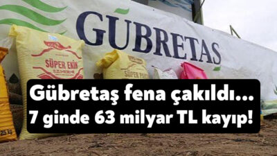 Gübretaş hisseleri üst üste 7. günde de taban oldu. Şirketin