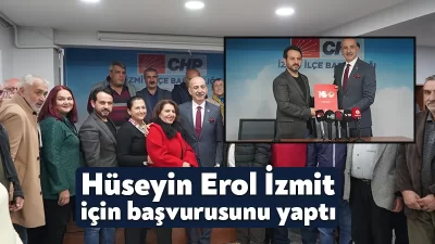 İzmit Belediye Başkan aday adaylığı için CHP İzmit İlçe binasına
