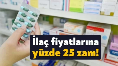 İlaç fiyatlamasında kullanılan Euro kuru artırıldı. 25 Aralık itibariyle yürürlüğe