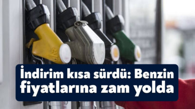 Benzine 20 Aralık 2023 itibarıyla 1 lira 49 kuruş zam