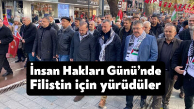 Kocaeli Gönüllü Kültür Teşekkülleri, Dünya İnsan Hakları Günü’nde İsrail’in Filistin’de