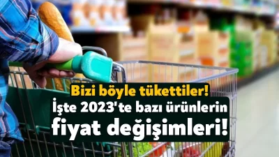 Bir yılda daha bitiyor... 2023 geride kalırken, bir zincir markette