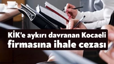 Milli Eğitim Bakanlığının ihalelere katılmaktan yasaklama kararları kapsamında KOTO'ya kayıtlı