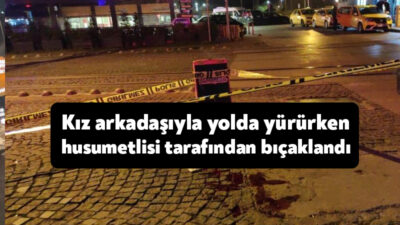 Kocaeli'nin İzmit ilçesinde kız arkadaşı ile yürüyen genç, husumetlisi tarafından