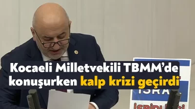 TBMM Genel Kurulu'nda, Saadet Partisi Kocaeli Milletvekili Hasan Bitmez, kürsüde