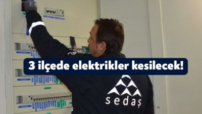 SEDAŞ’ın planlı onarım ve bakım çalışmaları kapsamında 27 Aralık Çarşamba