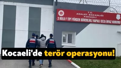 Kocaeli'de PKK/PYD silahlı terör örgütü içerisinde faaliyet gösterdiği tespit edilen