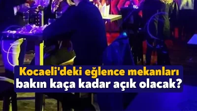 Kocaeli Büyükşehir Belediyesi Encümen Toplantısında 31 Aralık 2023 Pazar gecesi