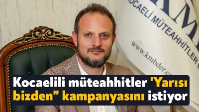 Kocaeli Müteahhitler Birliği Başkanı Oğuzhan Keleş, Cumhurbaşkanı Recep Tayyip Erdoğan