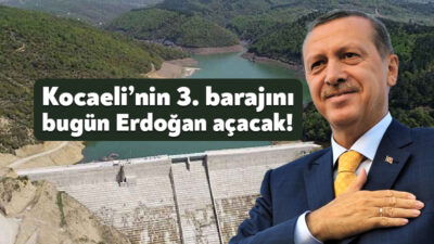 Kocaeli’nin üçüncü barajı olan Karamürsel İhsaniye Barajı bugün gerçekleştirilecek resmi