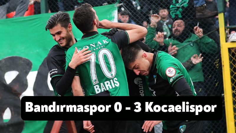 Bandırmaspor 0 – 3 Kocaelispor