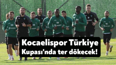 Kocaelispor’un Ziraat Türkiye Kupası 4. Tur maçında Süper Lig ekiplerinden