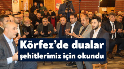Körfez Belediyesi, İlçe Müftülüğü ile birlikte ‘Mehmetçiğe Dua’ programı düzenledi.